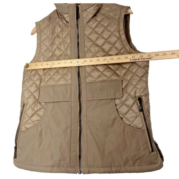 Martha Stewart vest cream jacket cozy womens casual front pockets size M - Picture 3 of 11